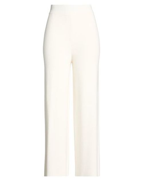 Woman Pants Cream Size 8 Wool, Viscose, Polyamide, Cashmere