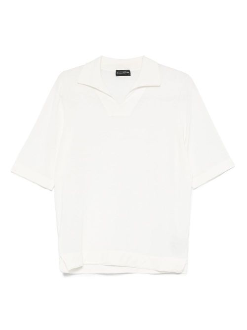 Cotton polo shirt - White