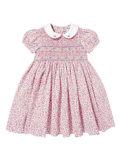 Sarah Louise floral-patterned dress - Pink