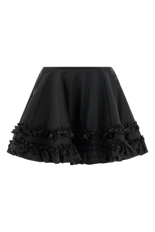 'Duchesse Nylon Mini Frill' Skirt
