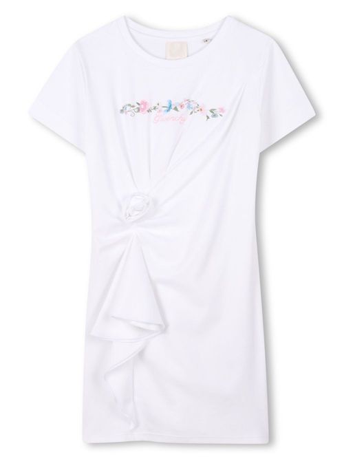 Logo t-shirt dress - White