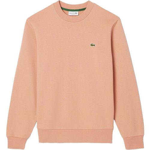 Lacoste Mens Crew Neck Sweatshirt in Orange - Sma