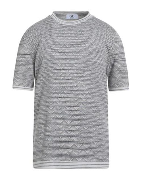 Man Sweater Light grey Size L Cotton