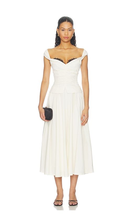 LPA Rosanna Midi Dress in Ivory. - S also in