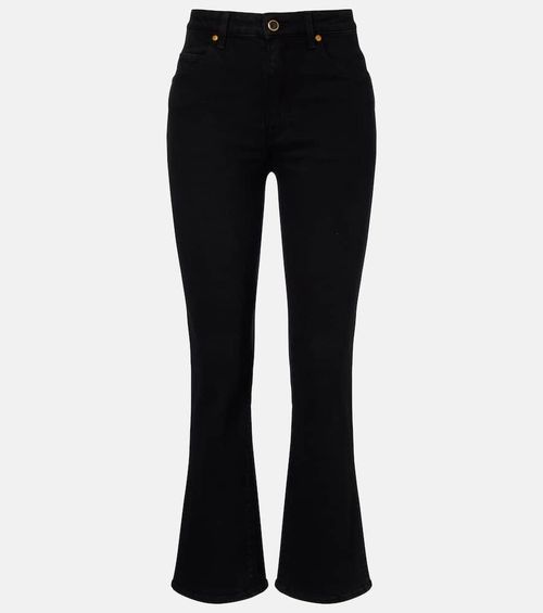 Vivian high-rise cropped flared jeans