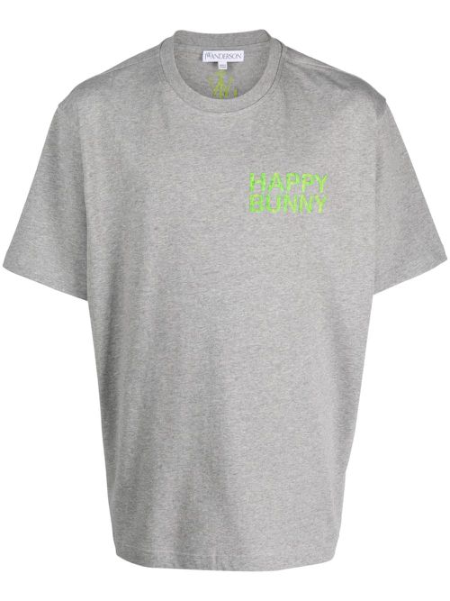 Graphic-print organic cotton T-shirt - Grey