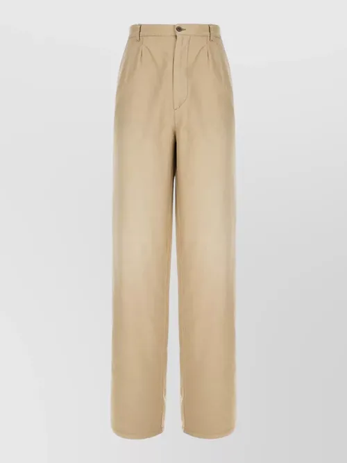 Maison Margiela - trousers wide leg belt loops back pocket