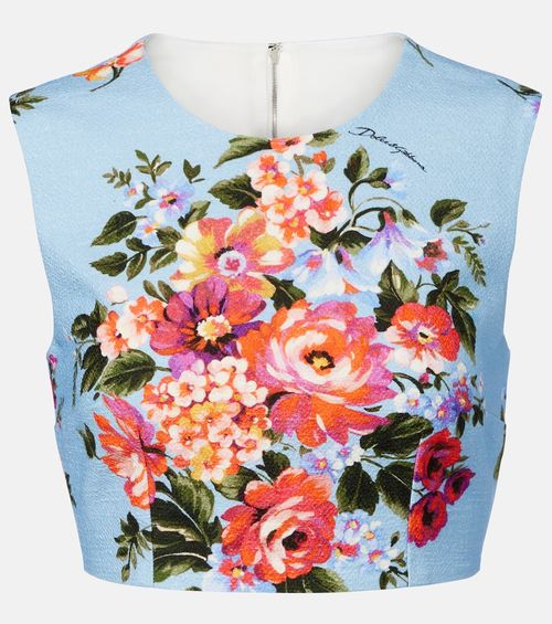 Floral cotton top