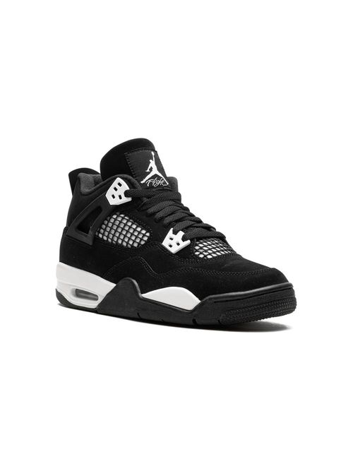 Air Jordan 4 Retro "White Thunder" sneakers - Black