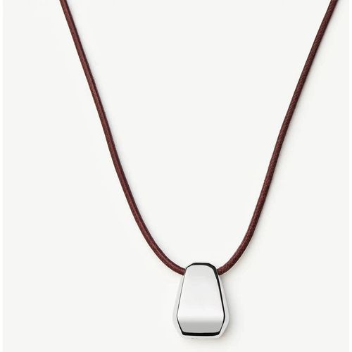 Lucy Williams Arco Cord Necklace | Silver Plated