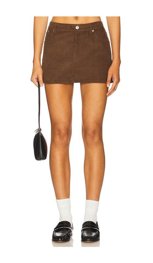 EB Denim Cherry Mini Skirt in Black. - M also in