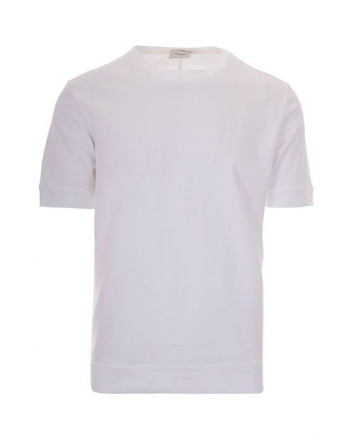 Stretch Cotton T-Shirt — White