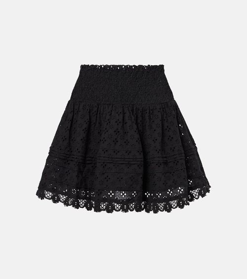 Galia cotton wrap skirt