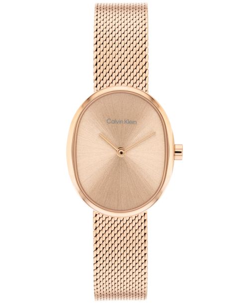 Women's Euphoria Rose Gold Tone Stainless Steel Mesh Bracelet Watch, 23.2mm - Rose Gold