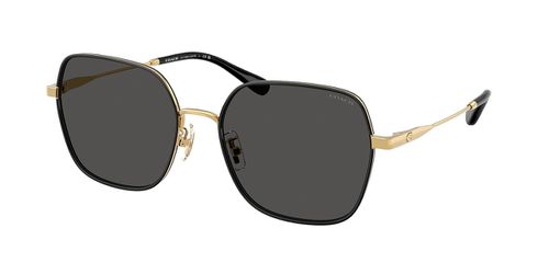 Coach HC7180D CAE93 Asian Fit 946687 Women's Sunglasses Gold Size 57