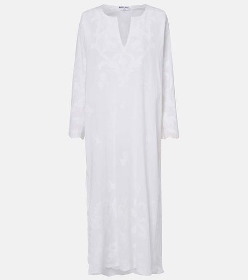 Embroidered cotton kaftan