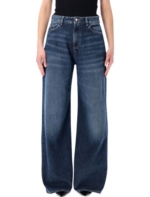 Mid-Rise Wide-Leg Jeans for Women - Size 26