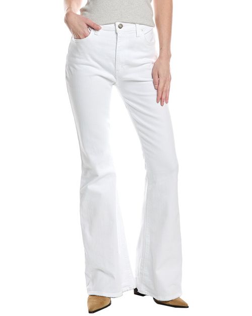 Holly White Horse High-Rise Flare Jean