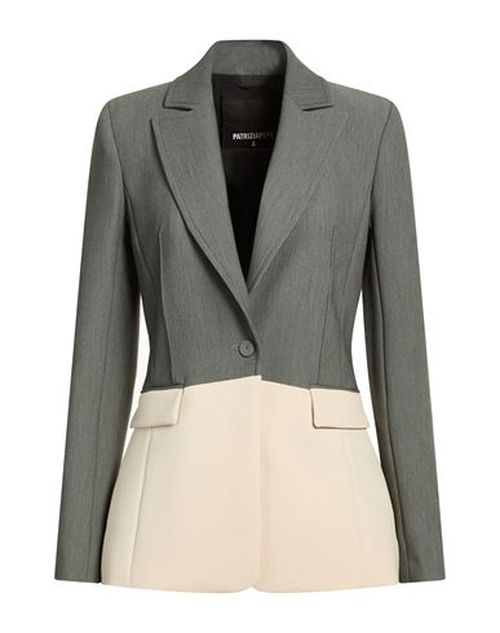 Woman Blazer Grey Size 4 Polyester, Viscose, Elastane
