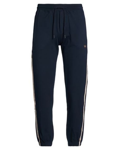 Man Pants Midnight blue Size L Cotton, Elastane