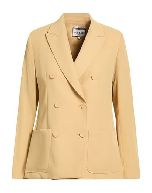 Woman Blazer Sand Size 10 Polyamide, Viscose