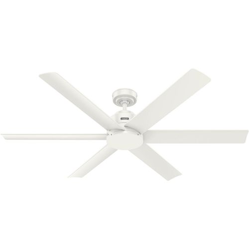 Fresh White 60" Ceiling Fan from the Kennicott Collection