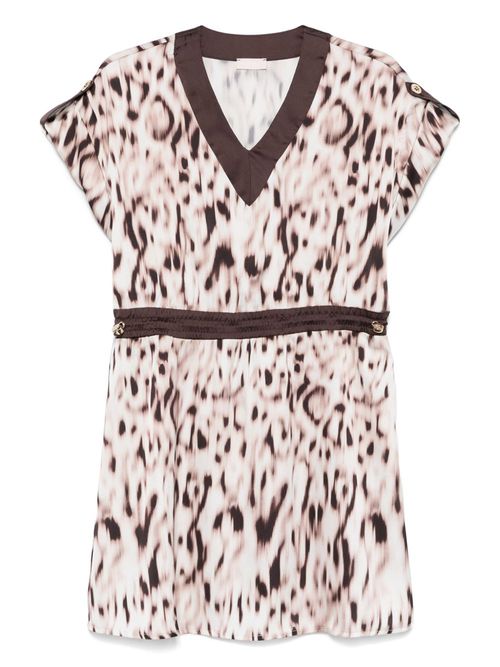 LIU JO printed mini dress - Neutrals
