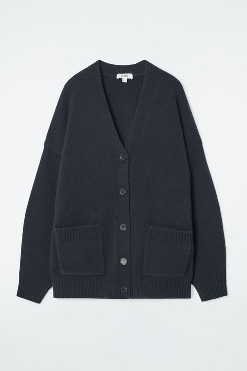 CHUNKY CASHMERE-BLEND CARDIGAN