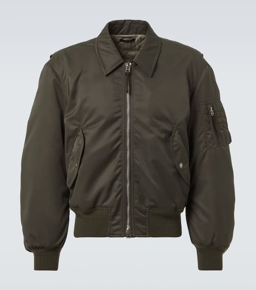 Satin bomber jacket