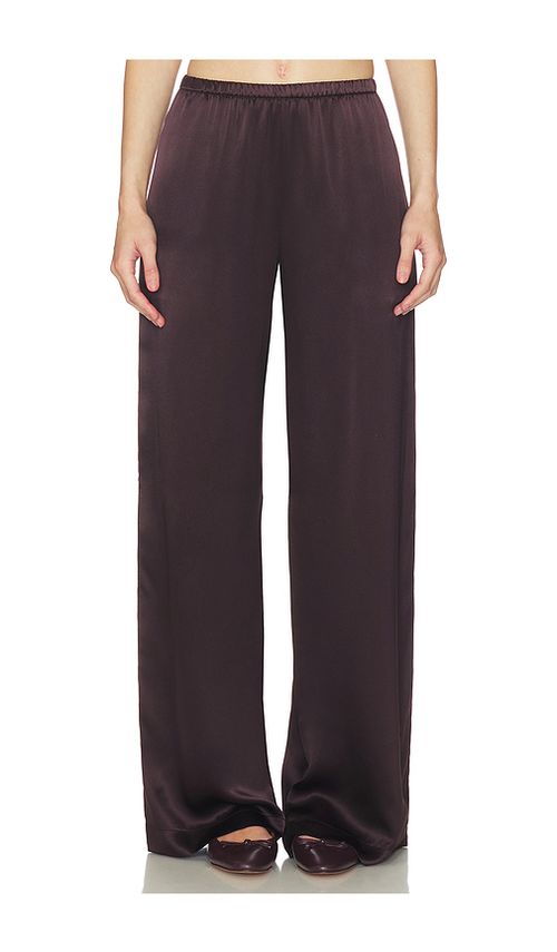 SABLYN Lexi Lower Rise Relaxed Pant in Purple. L. Also in
