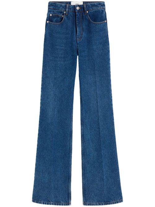 High-waist flared jeans - Blue
