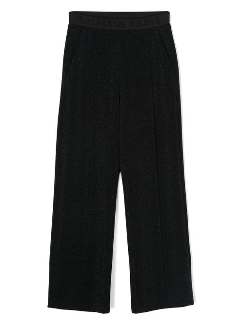 Lurex trousers - Black
