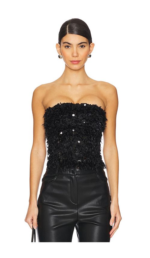 CULTNAKED BANDEAU-OBERTEIL POWER in Black. Größe XS. Also in M
