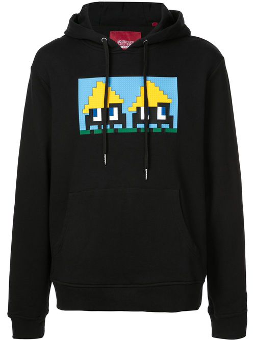 Yellow hats hoodie - Black