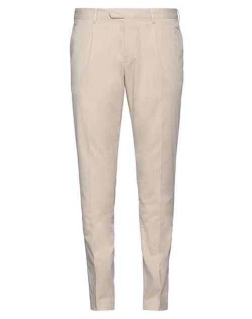 Man Pants Beige Size 40 Cotton, Elastane