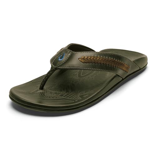 OLUKAI Mea Ola Mano Men's Leather Sandals