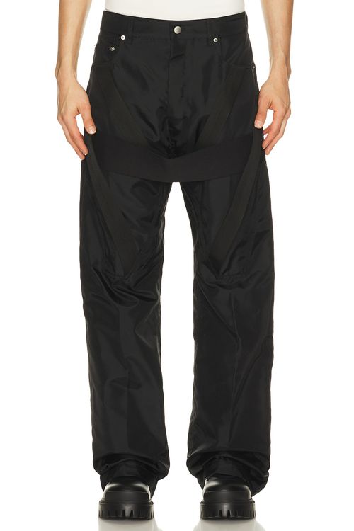 Rick Owens Megastrapped Geth Jeans in Black