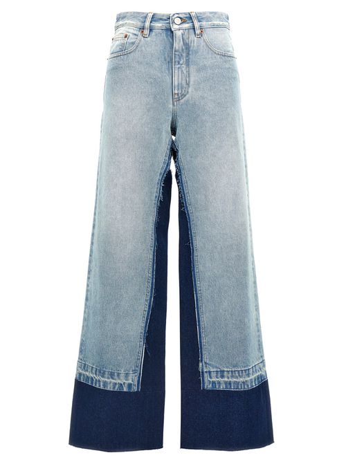 Light Blue Contrast insert jeans