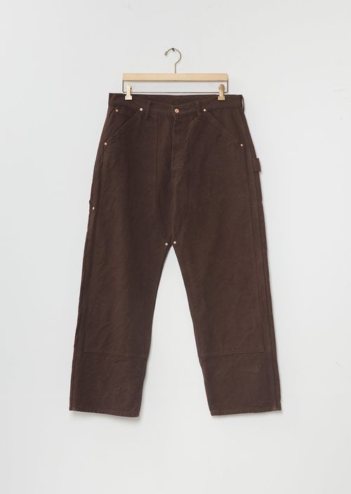Comoli Men Cotton Duck Painter Pants Brown