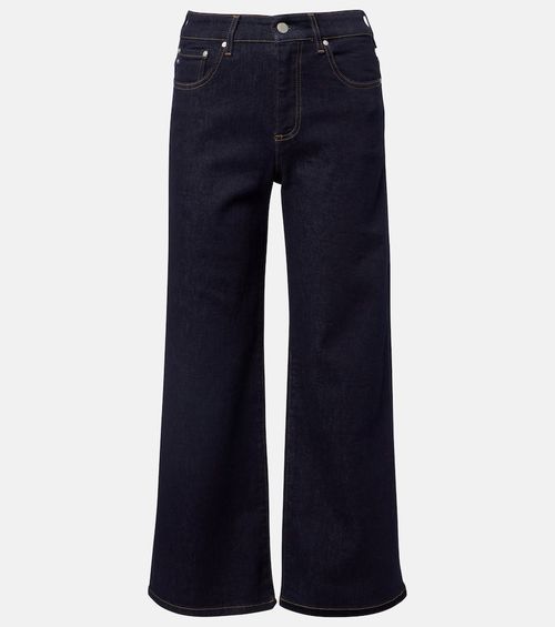 Saige cropped wide-leg jeans