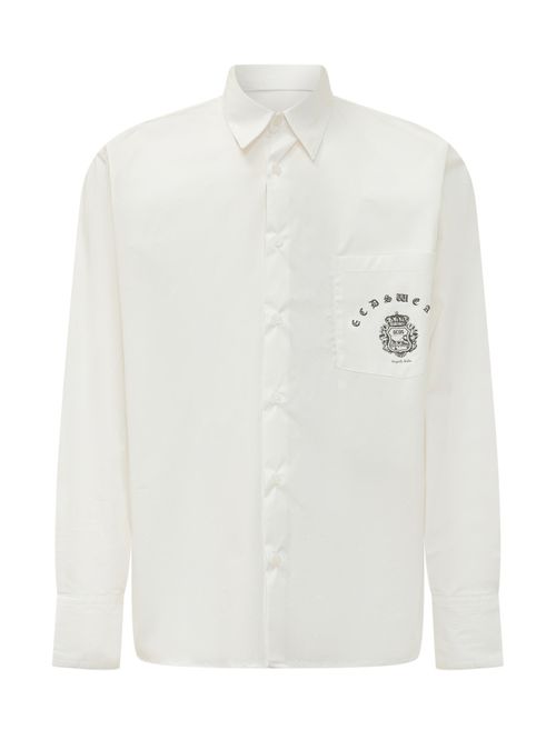 White Regular Logo Shirt
