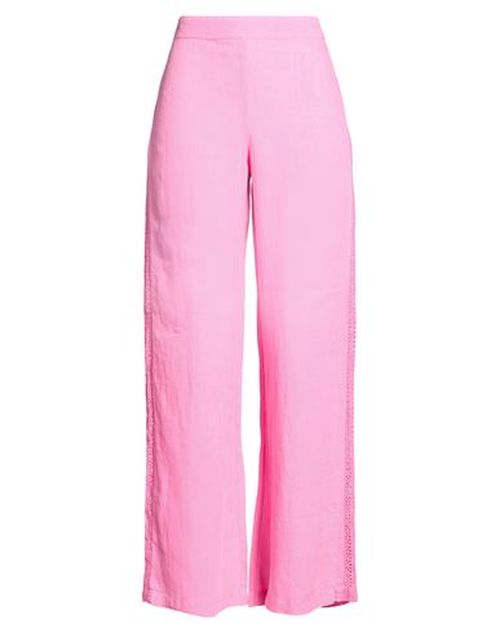 Woman Pants Fuchsia Size 6 Linen