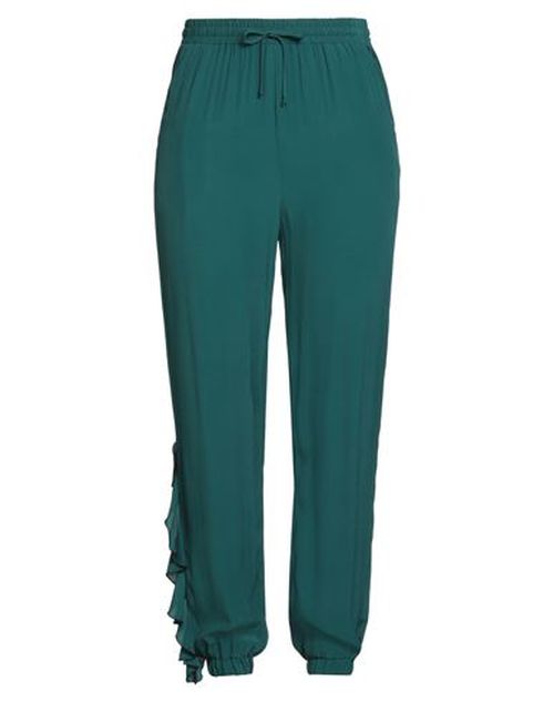 Woman Pants Dark green Size 4 Viscose
