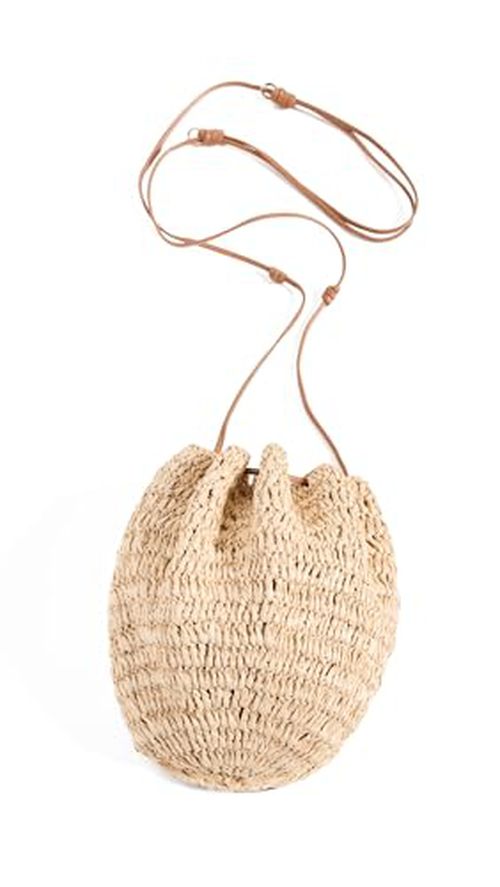 Ulla Johnson Women's Paloma Essential Pouch, Natural, Tan, One Size