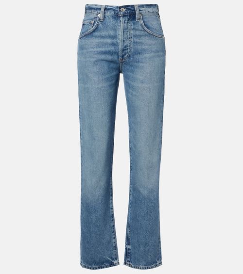 Baretta high-rise straight jeans