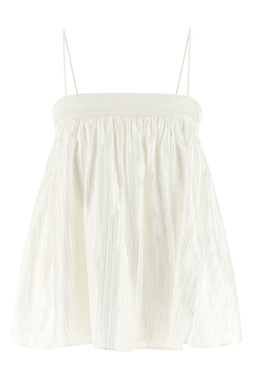 Striped Viscose Top