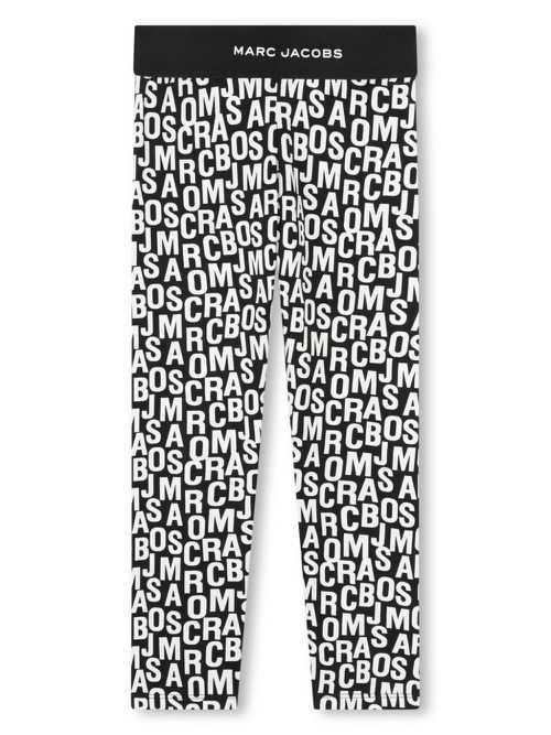 All-over logo leggings - Black