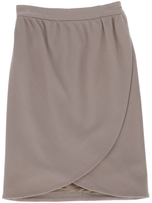 1980s wool skirt - Neutrals