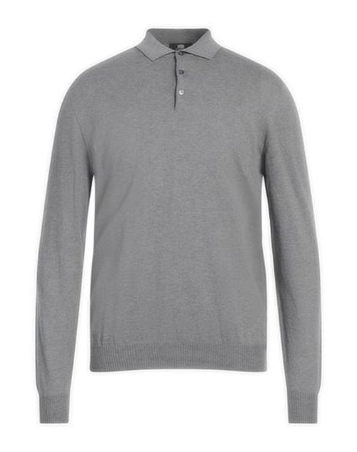 Man Sweater Grey Size 42 Cotton, Cashmere