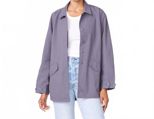 Women's Vintage Shirt Jacket In Neptune